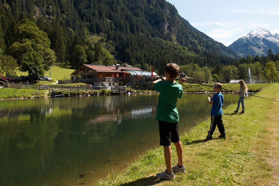 Fischen beim Urlaub in Pruggern